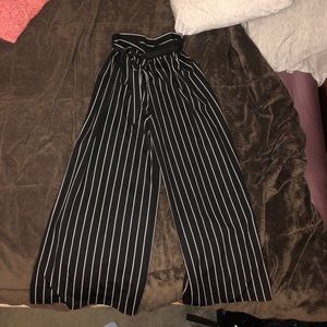 BW STRIPE PALAZZO PANT